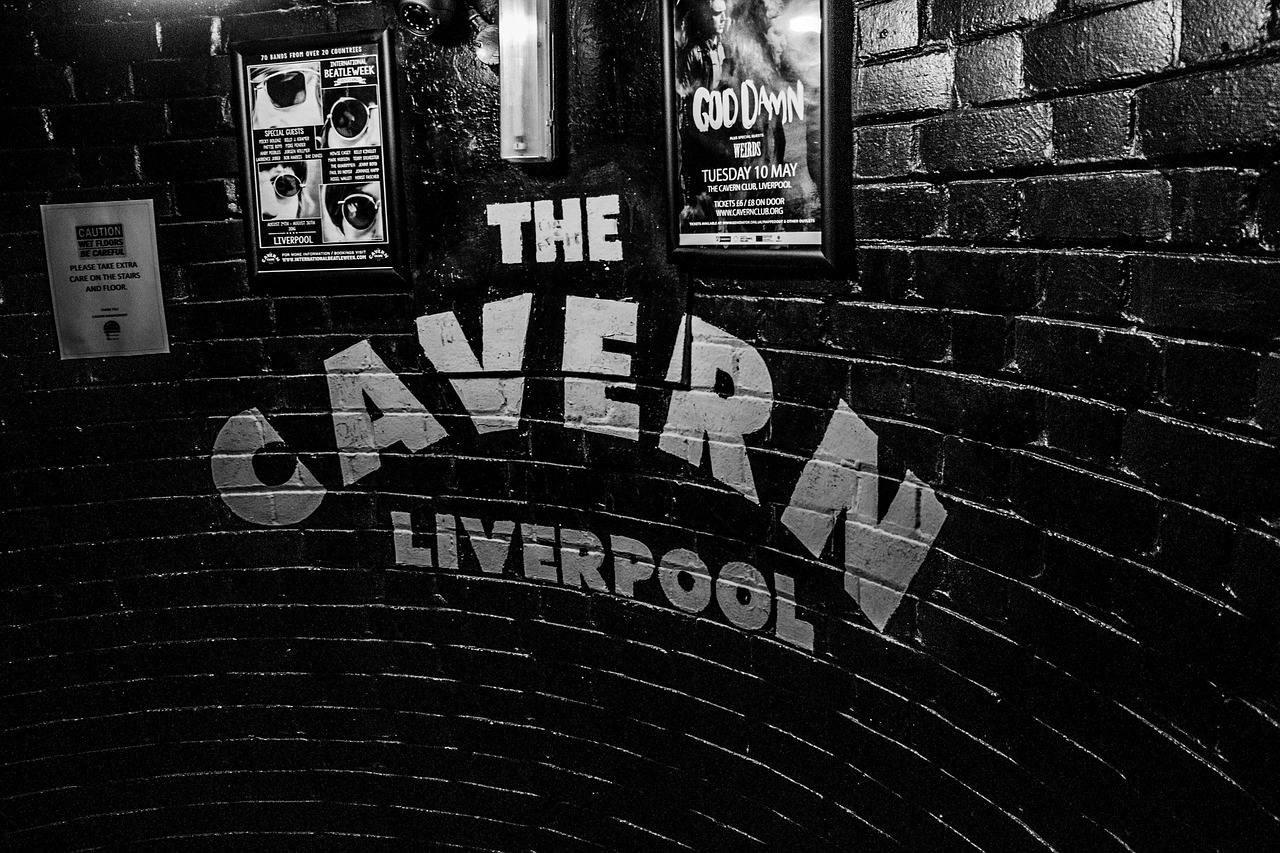 The entrance to the Cavern Club on Mathew Street in Liverpool