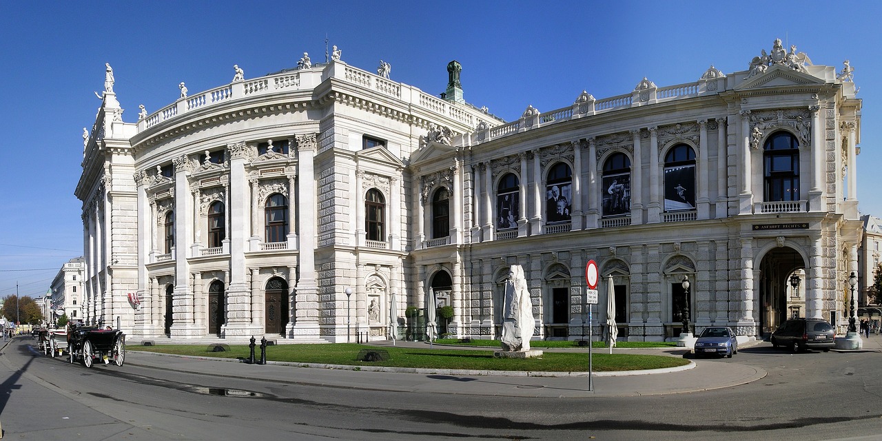 Burgtheater on the Ringstrasse in Vienna