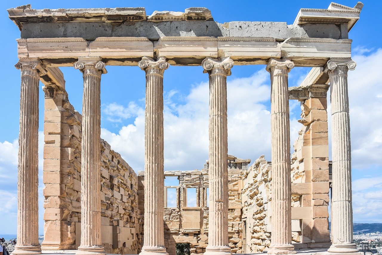 The Caryatid porch of the Erechtheion on the Acropolis