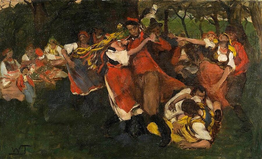 Wlodzimierz Tetmajer Krakowiak painting