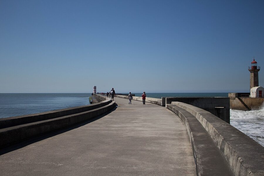 Foz do Douro coastline Porto