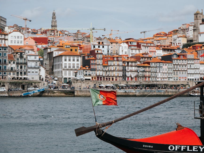 Ribeira district Porto rabelo boat