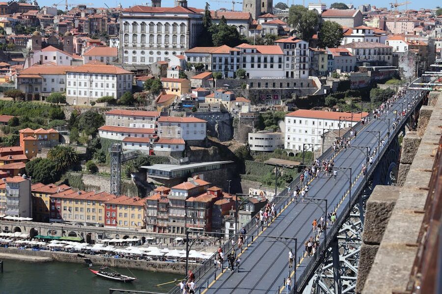 Porto Dom Luis Bridge historic