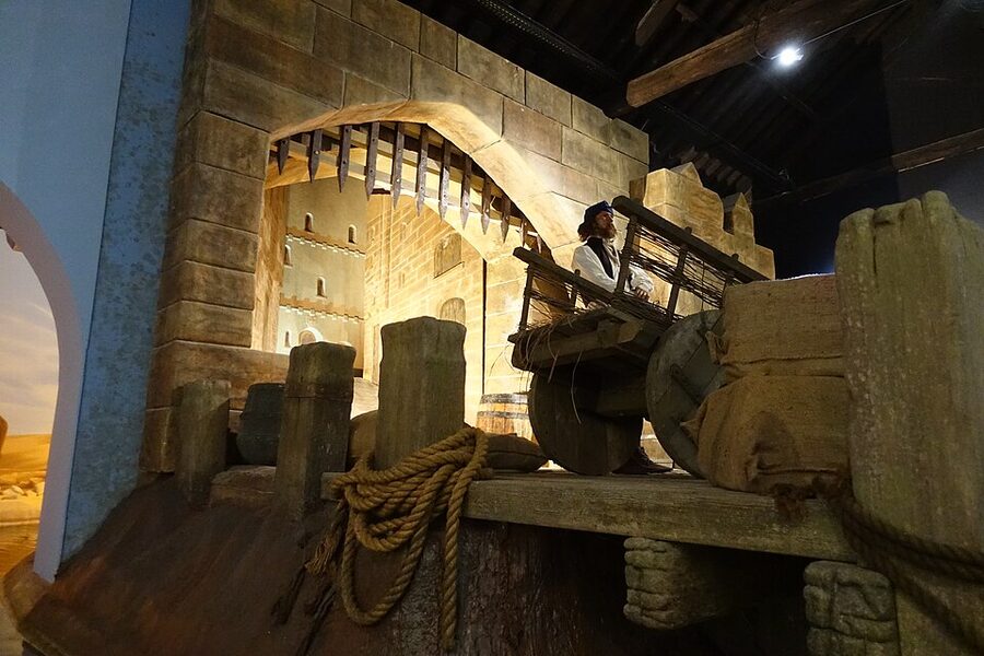 Replica of historical Porto city buildings inside World of Discoveries