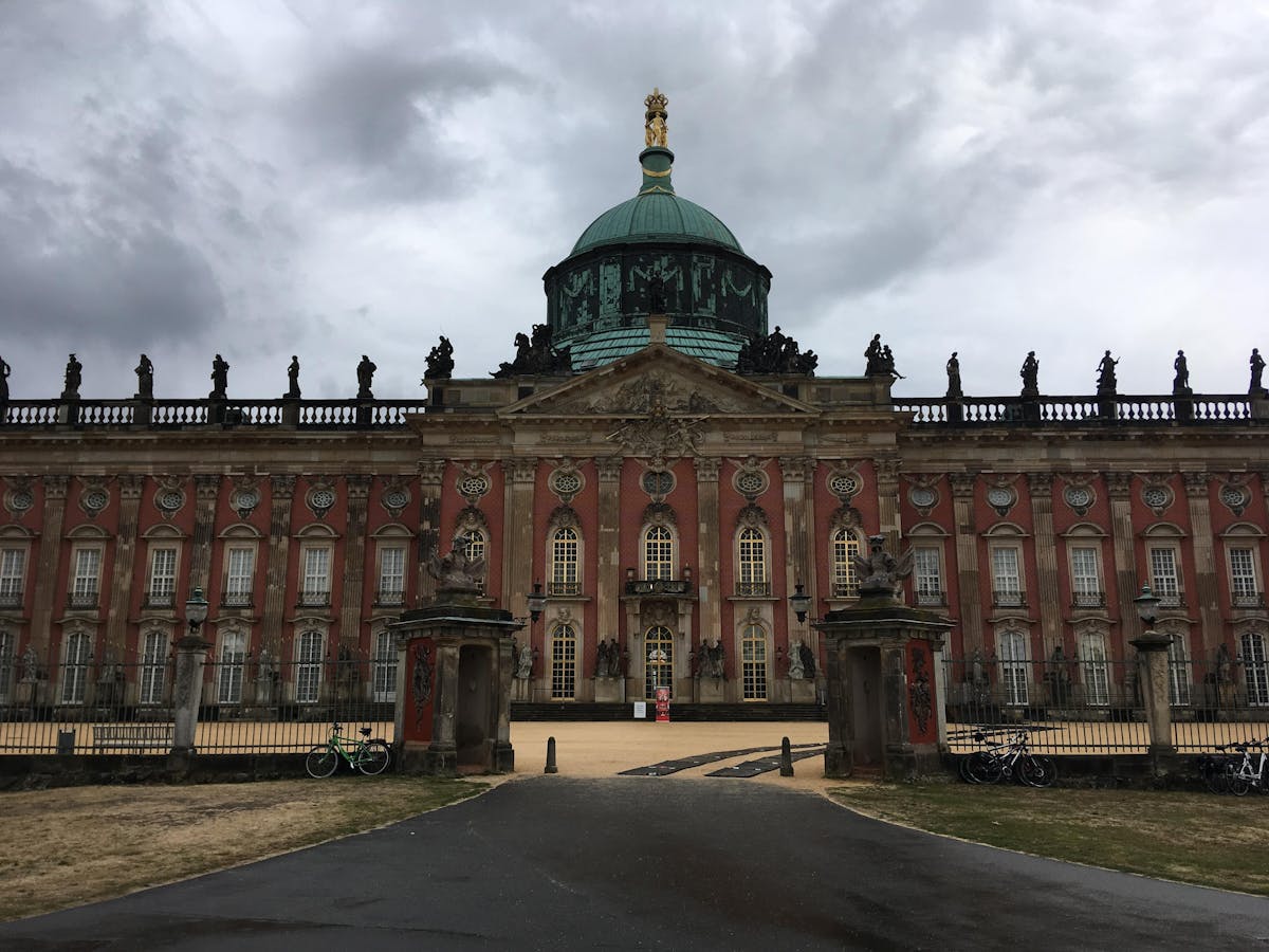 New Palace in Potsdam under dramatic sky