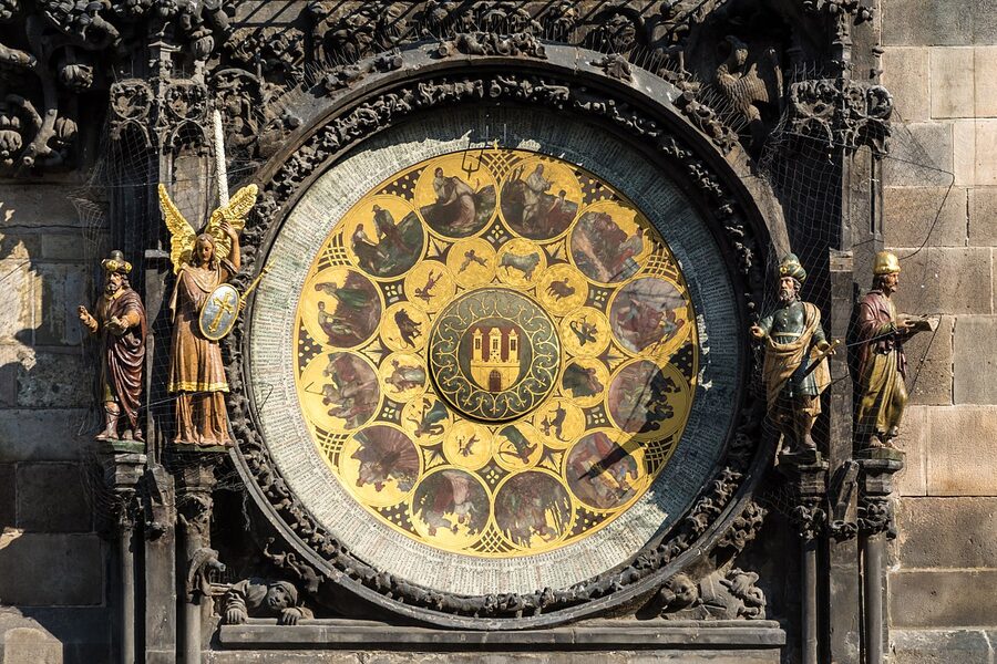 Calendar dial of the Prague Astronomical Clock