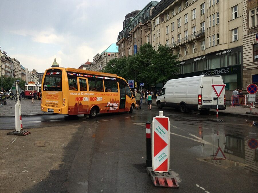 Prague Hop On Hop Off bus