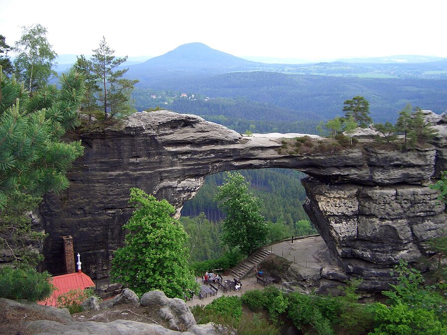 Pravcicka Brana natural sandstone arch