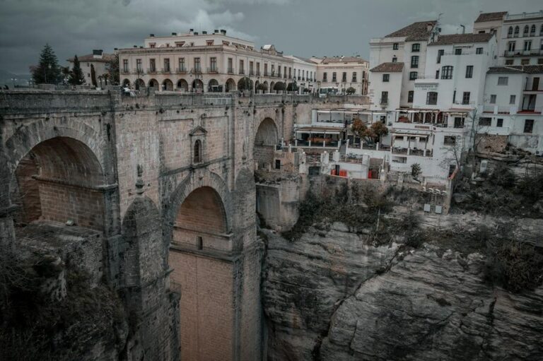 Puente Nuevo bridge spanning El Tajo gorge in Ronda Spain
