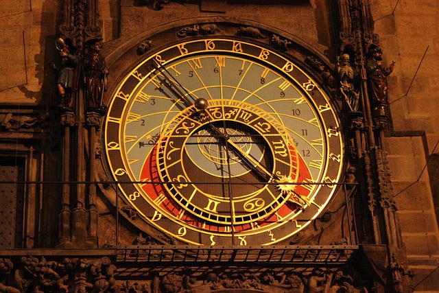 The Prague Astronomical Clock on the Old Town Hall tower