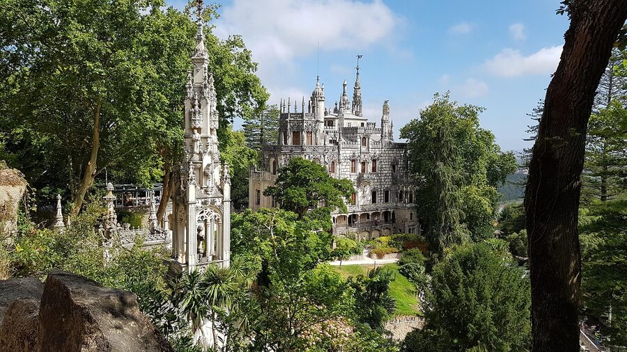 Architectural stone detail Quinta da Regaleira