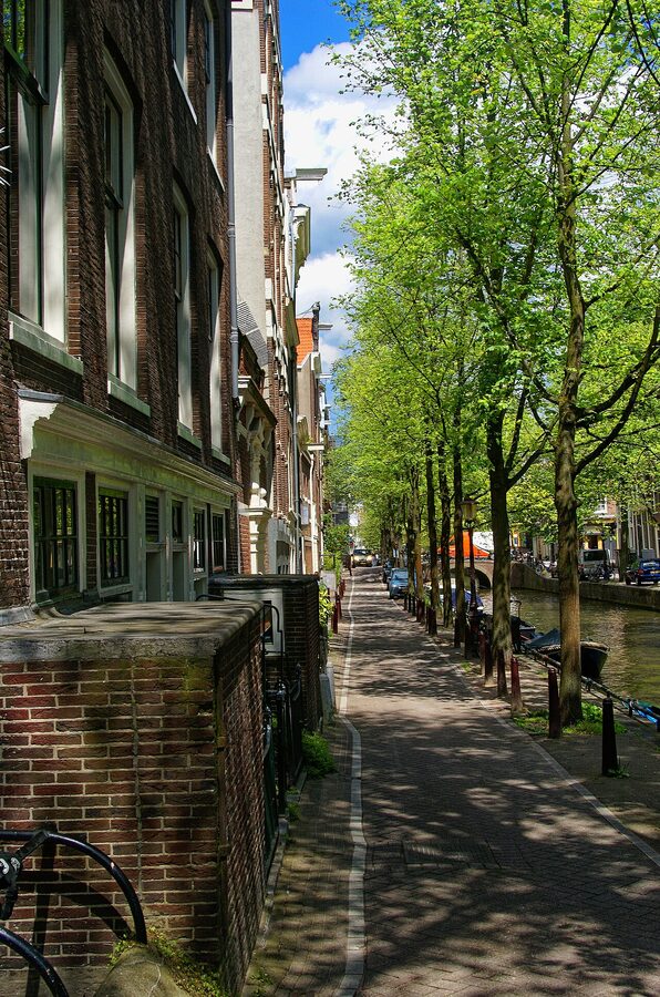 Oudezijds Achterburgwal canal Amsterdam Red Light District