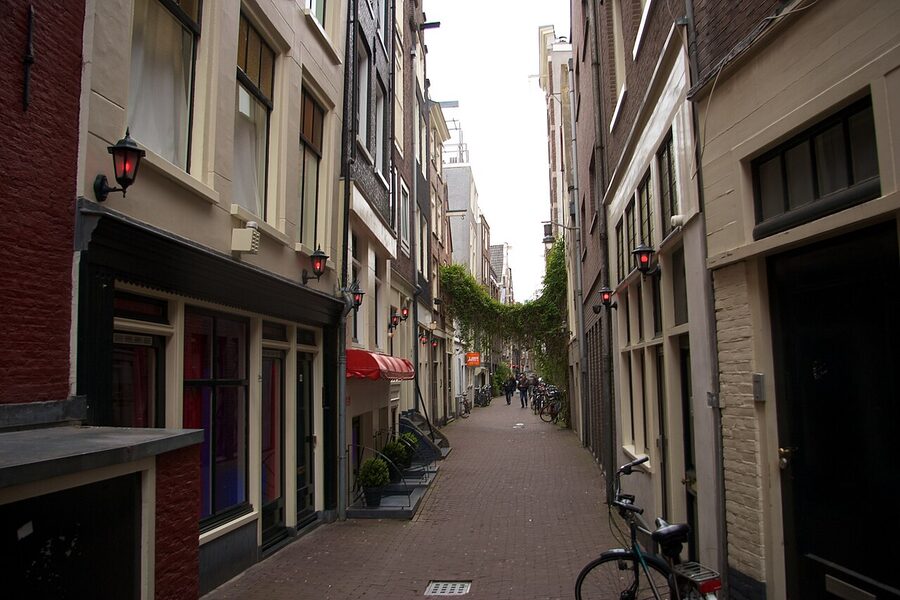 Teerketelsteeg alley Red Light District
