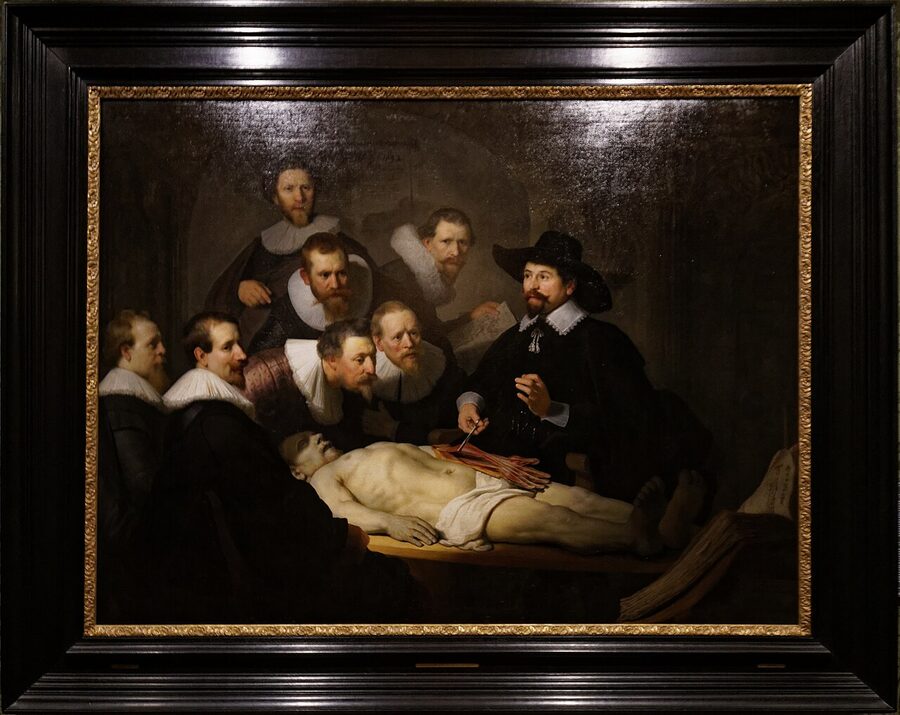 Rembrandt Anatomy Lesson Dr Nicolaes Tulp 1632