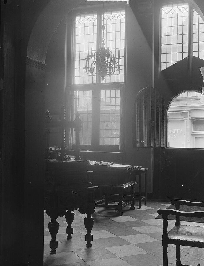 Rembrandt House interior archival photograph