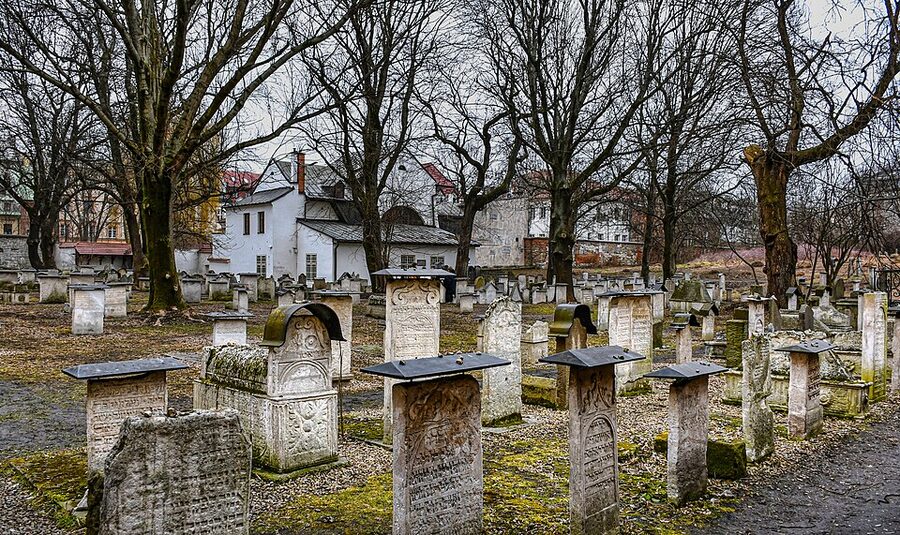 Remuh Old Jewish Cemetery on Szeroka Street, Kazimierz