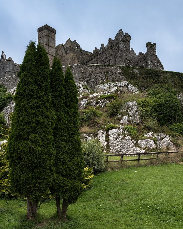 Rock of Cashel close-up cathedral
