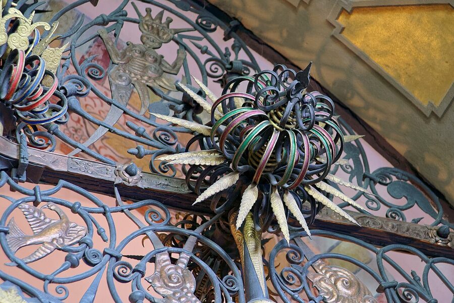 Roskilde Cathedral nave interior brick Gothic