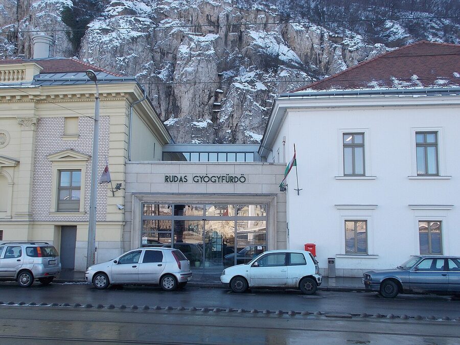 Rudas Spa connecting building in Taban district Budapest