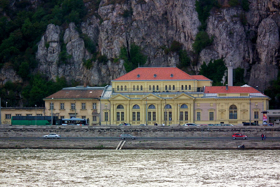 Rudas Spa thermal pool under Ottoman dome Budapest