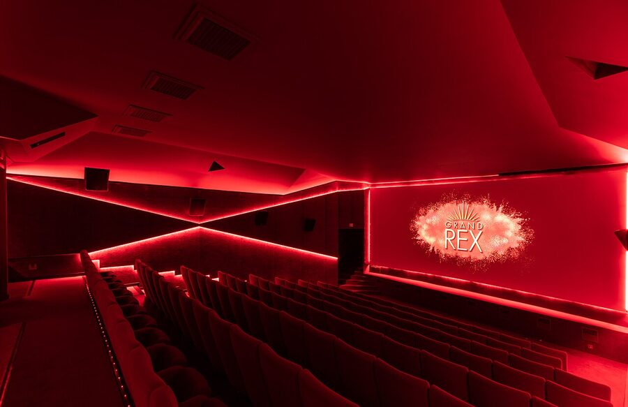 Interior of Salle 4 at Le Grand Rex cinema complex in Paris