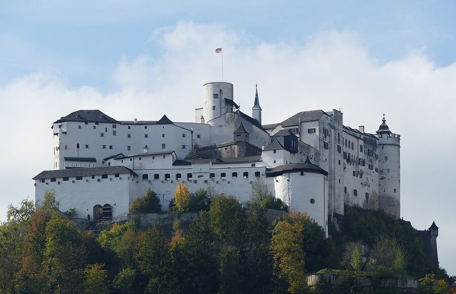 Hohensalzburg Fortress from northeast