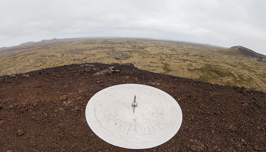 Saxhóll crater Snaefellsnes peninsula Iceland