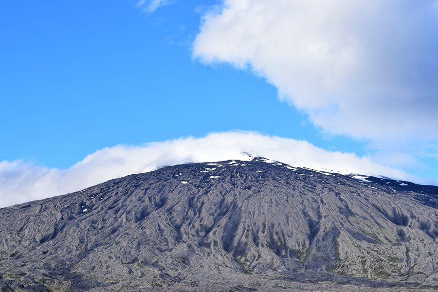 Snaefellsjokull glacier and volcano Snaefellsnes