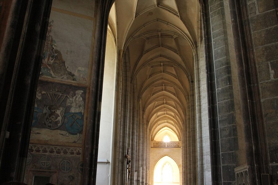 St Barbara's Church Gothic interior