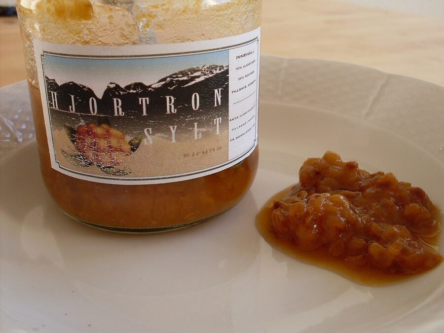 Hjortronsylt Swedish cloudberry jam