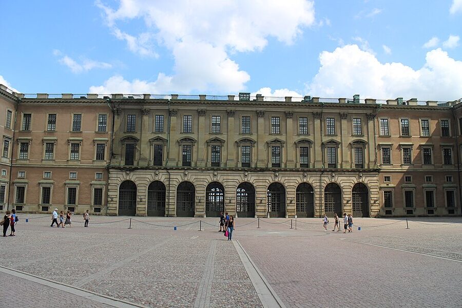 Royal Palace Stockholm exterior facade