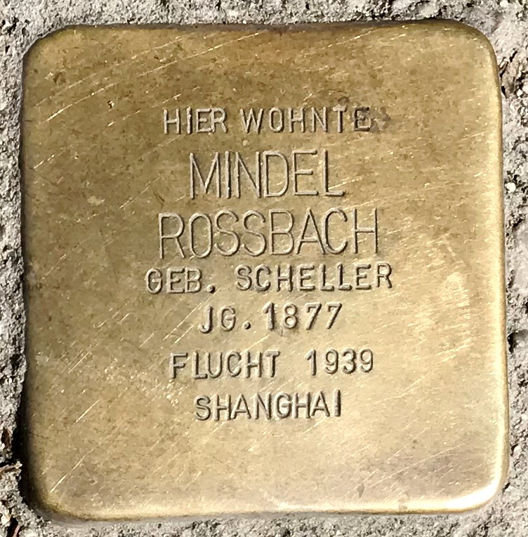 Stolperstein Berlin brass plaque