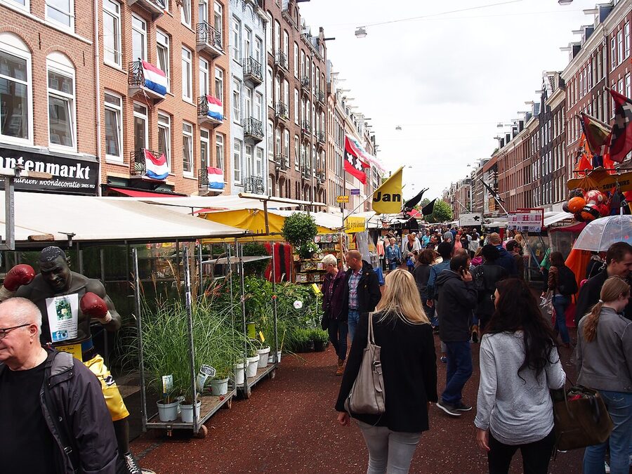 Albert Cuyp street market Amsterdam