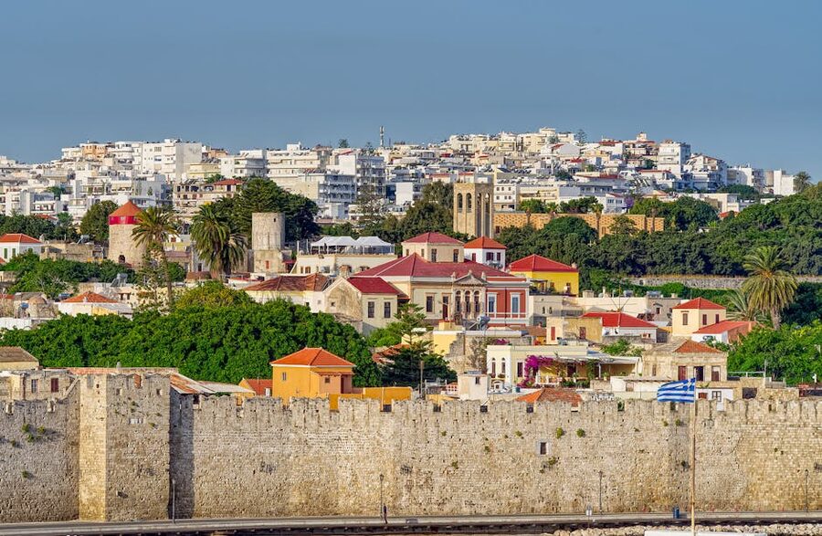 Rhodes Old Town colorful