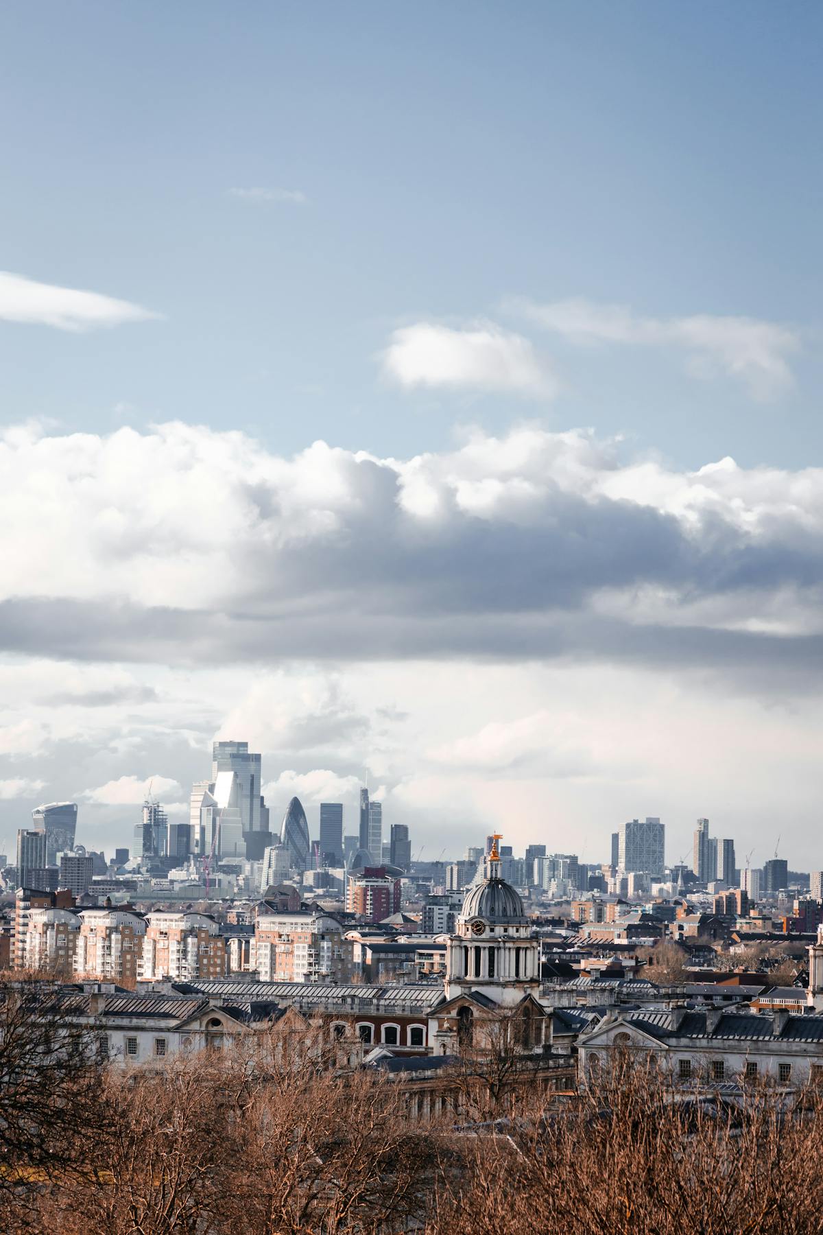 Panoramic view of the London skyline