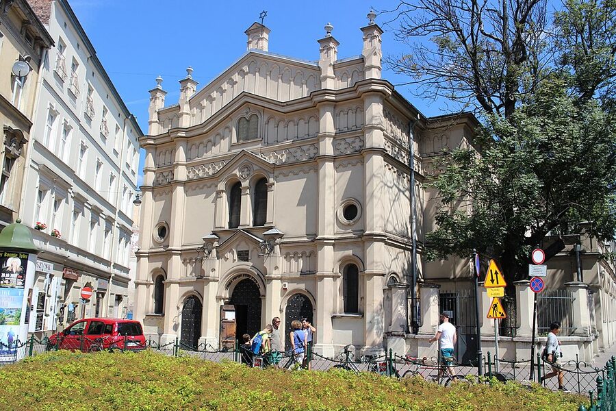 Tempel Synagogue exterior in Kazimierz, Krakow