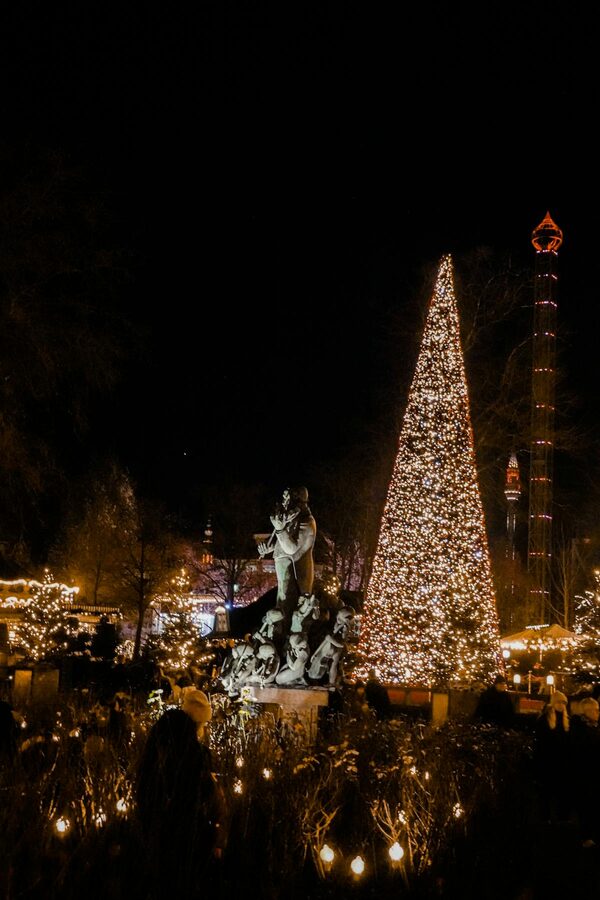 Tivoli Gardens scenic view with greenery and park structures