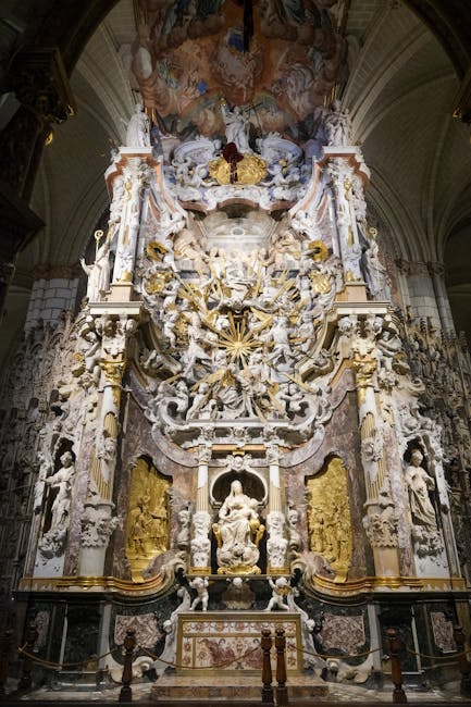 Ancient stone bridge crossing the Tagus River into Toledo