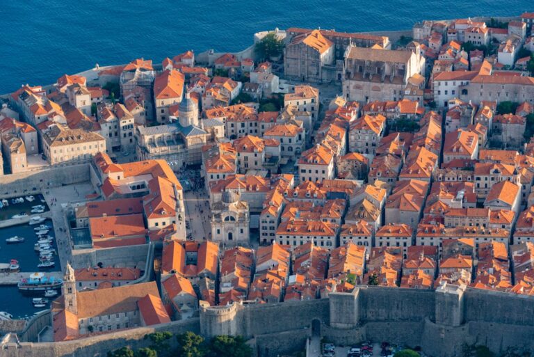 Dubrovnik Old Town and Adriatic coastline