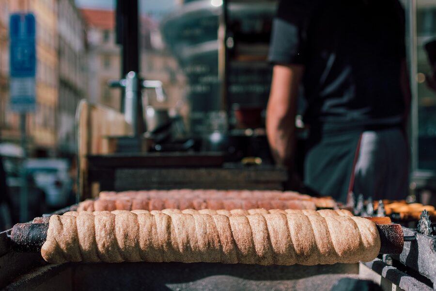 Trdelnik Prague chimney cake