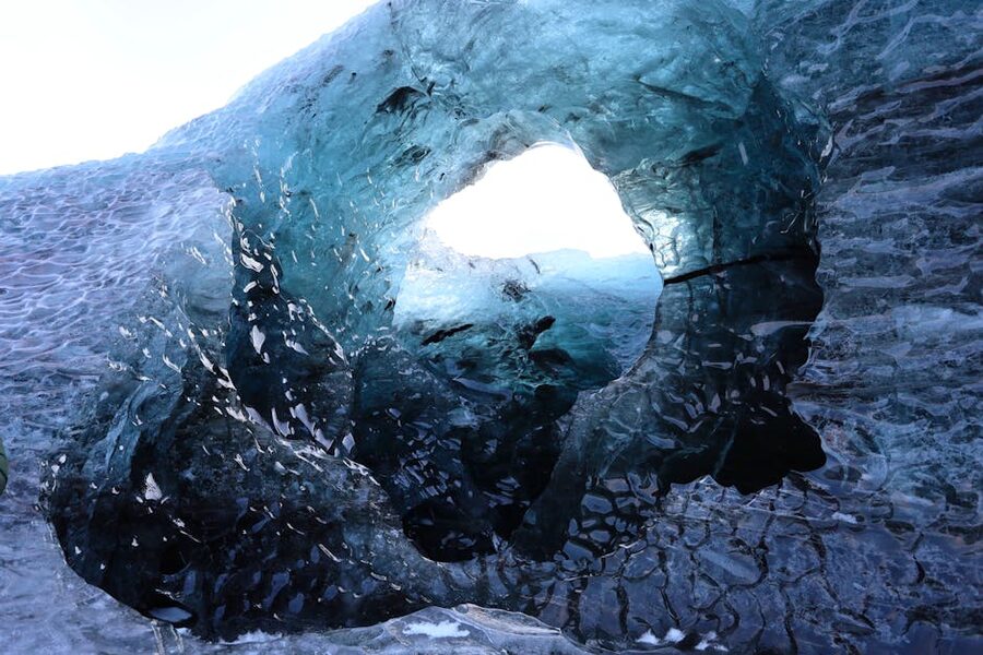 Vatnajökull National Park blue ice cave Iceland