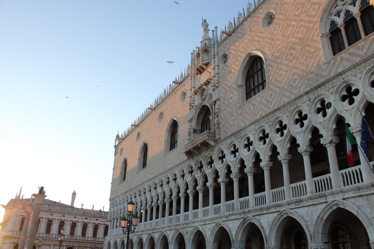 The Doges Palace in Venice at sunrise