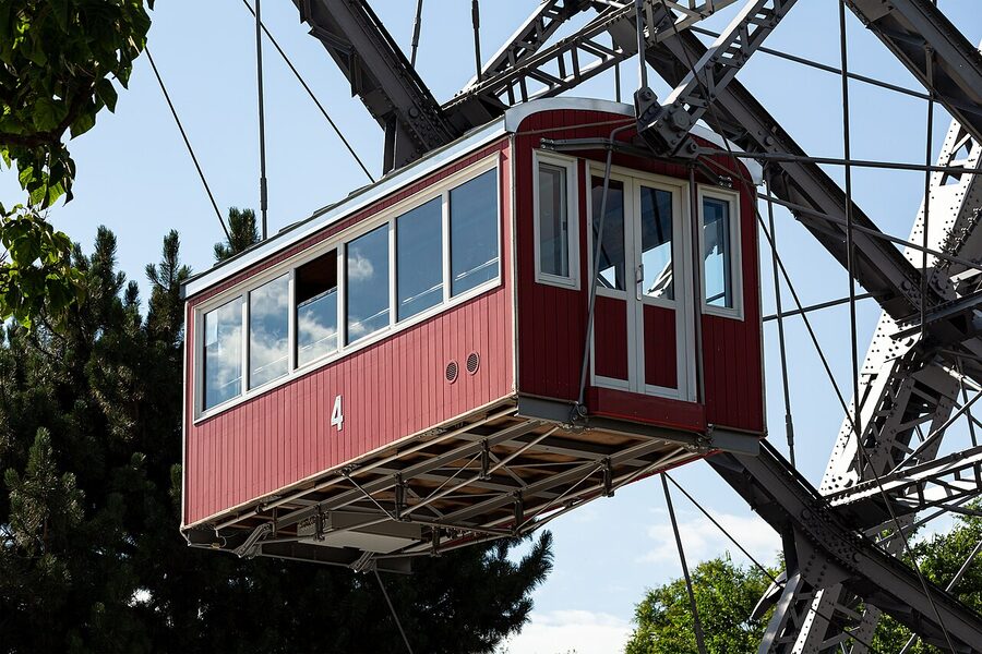 Wiener Riesenrad daytime view