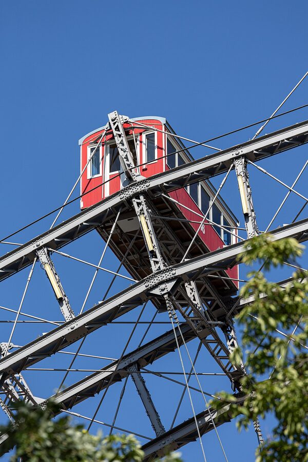 Wiener Riesenrad gondola close-up