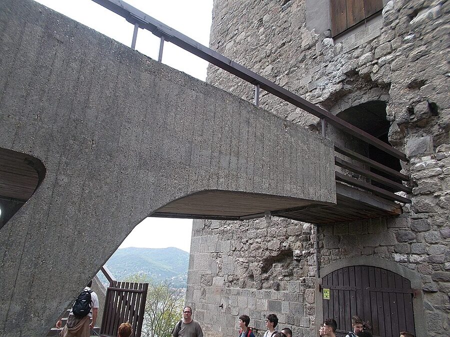 Salamon Tower at the lower castle in Visegrad