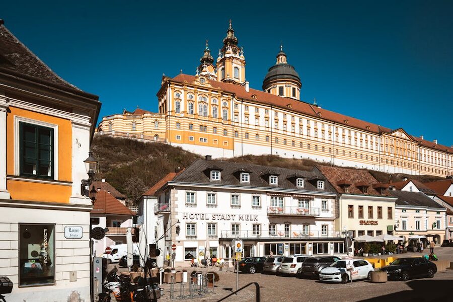 Melk Abbey and town