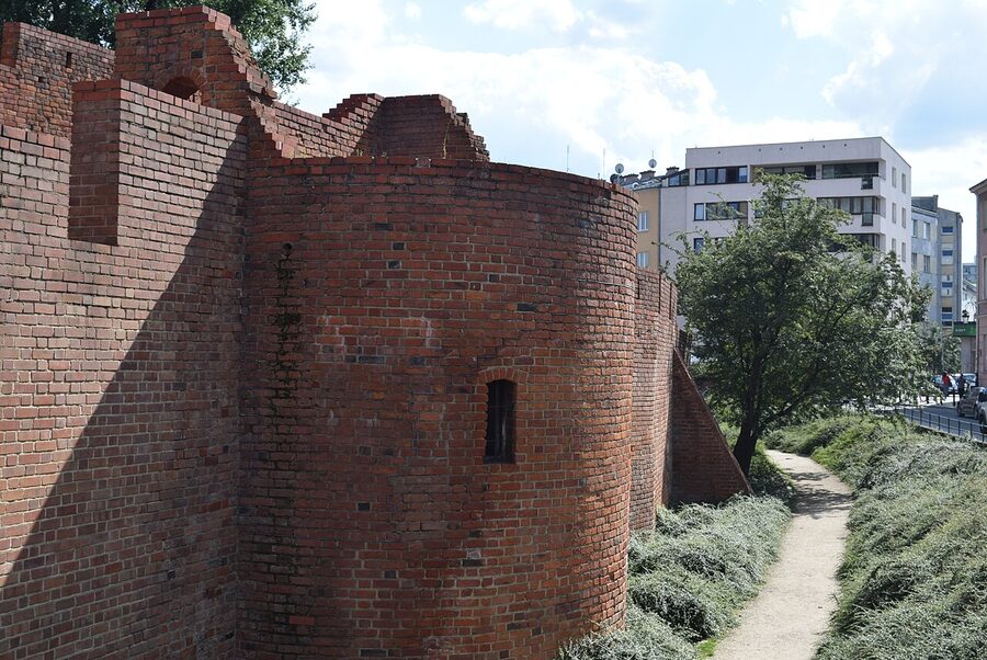 Warsaw Barbican fortifications