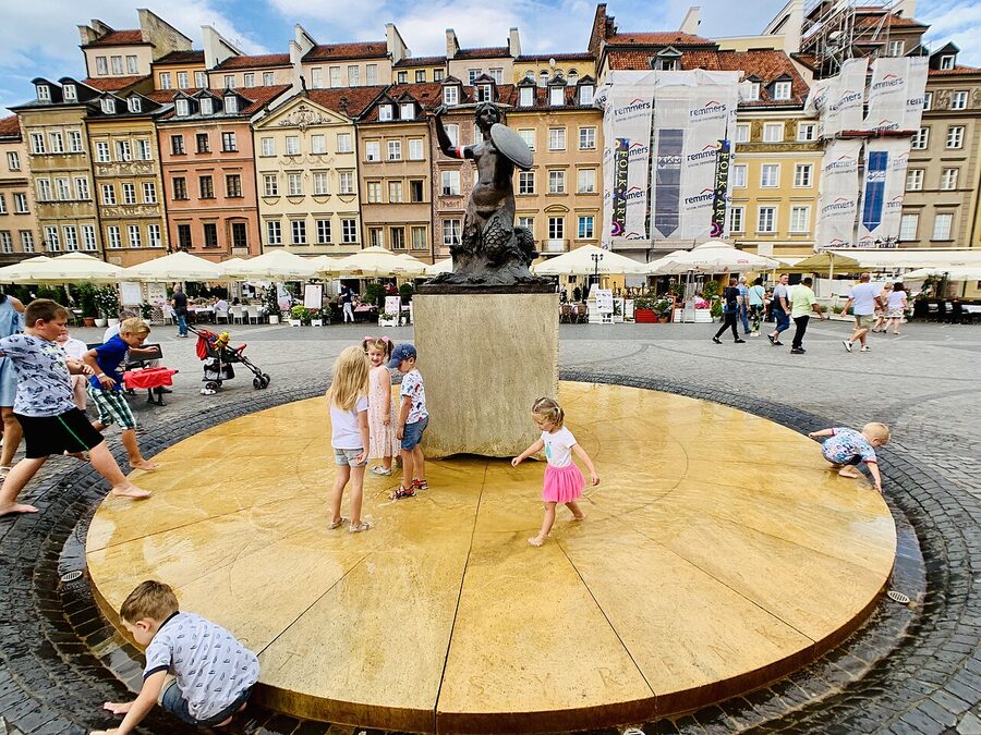Warsaw Old Town Market Square 2019 view
