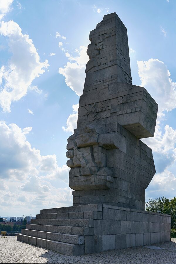 Westerplatte Monument to the Coast Defenders from the northeast