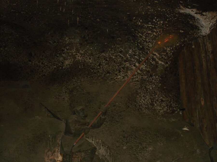 Wieliczka town view above ground in Poland